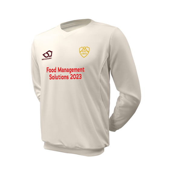 Junior Long Sleeve Cricket Slipover -MCC