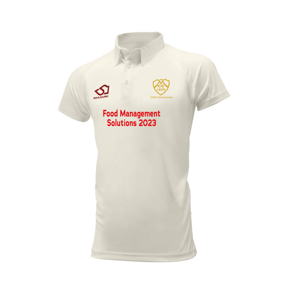 Mens Short Sleeve Cricket Shirt-170th Anniversary-MCC5