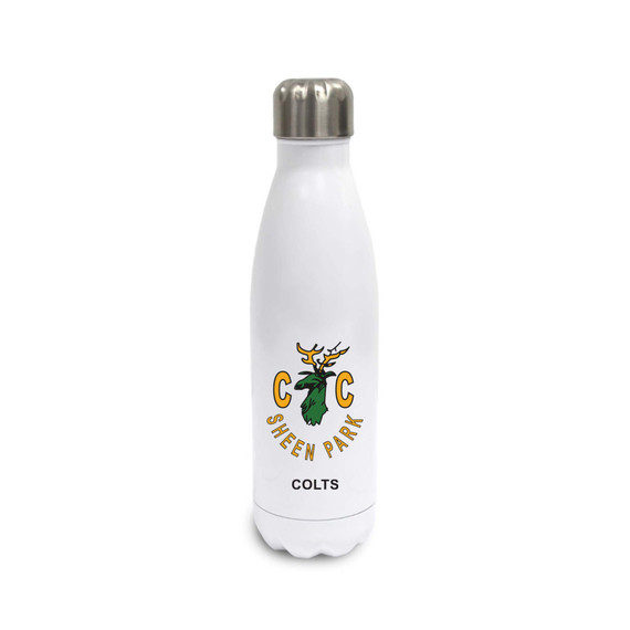 COLTS- Aluminium Water Bottle with 2 Cap Styles-SHEEN