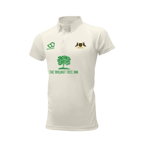 Junior Short Sleeve Cricket Shirt-MERE