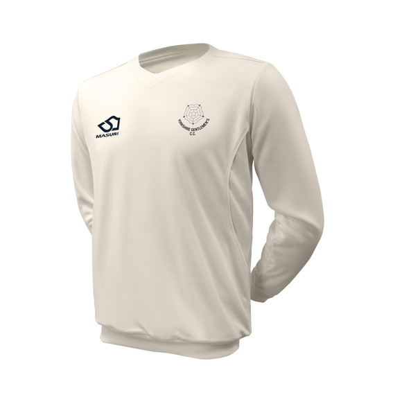 Junior Long Sleeve Cricket Slipover -YGCC