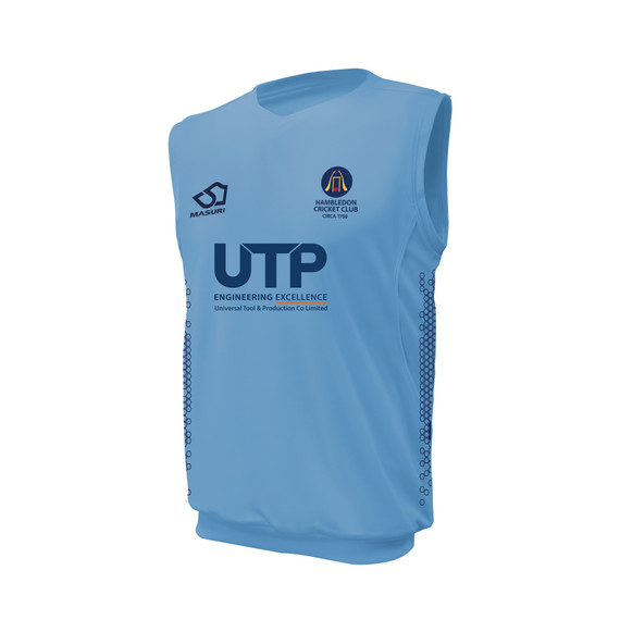 Mens 1XI Coloured Sleeveless Slipover -HMBLDN