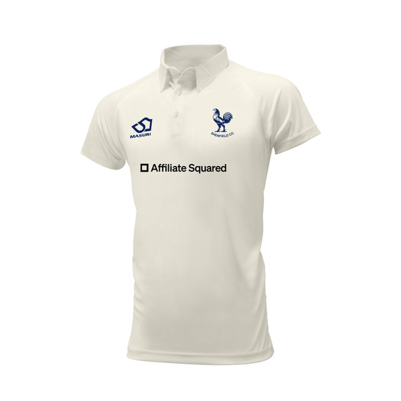 Junior Short Sleeve Cricket Shirt-SHENFCC