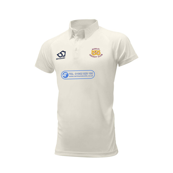 Junior Short Sleeve Cricket Shirt-RUGCC