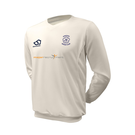 Long Sleeve Cricket Slipover -MENSTB