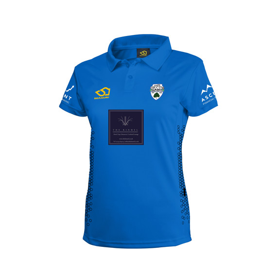 Womens Short Sleeve Coloured Cricket Shirt -ABERGELE
