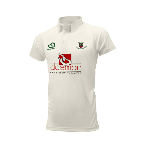 Mens Short Sleeve Cricket Shirt-AMMCC
