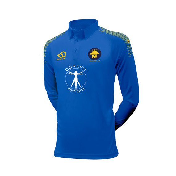 Long Sleeve Coloured Cricket Shirt -WESTCOTT