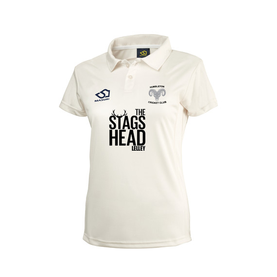 Women's Short Sleeve Cricket Shirt-HUMBCC