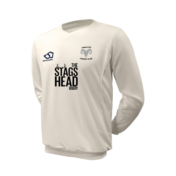 Junior Long Sleeve Cricket Slipover -HUMBCC