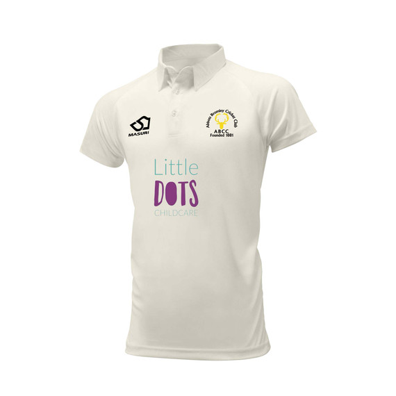 Junior Short Sleeve Cricket Shirt-ABROM