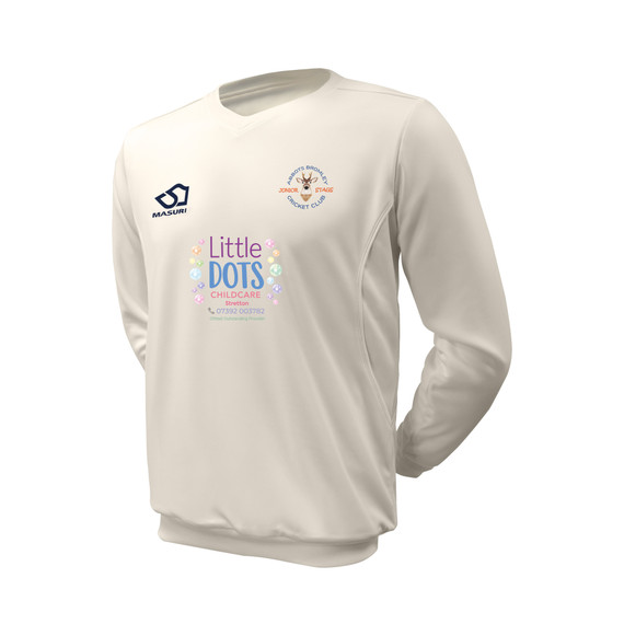 Junior Long Sleeve Cricket Slipover -ABROM3