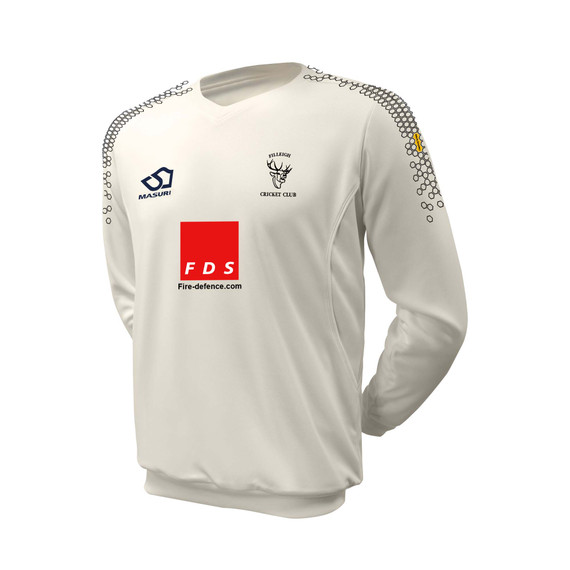 Junior Long Sleeve Cricket Slipover -FILLEIGH