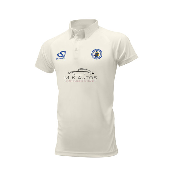 Junior Short Sleeve Cricket Shirt-BASING