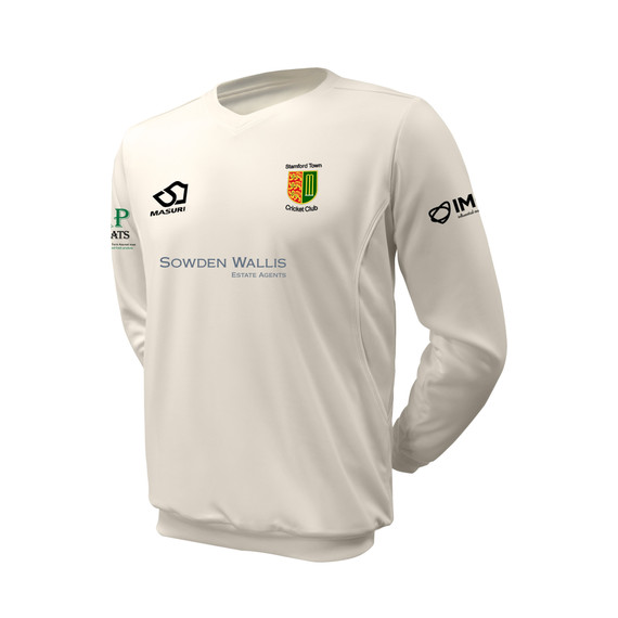 Long Sleeve Cricket Slipover -STOWNCC