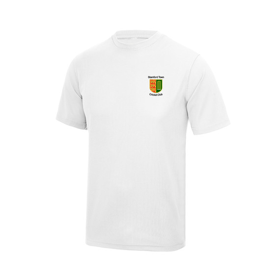 Junior White Training Tee-STOWNCC