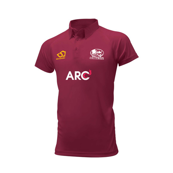 Mens Short Sleeve Coloured Cricket Shirt -FRETTEN