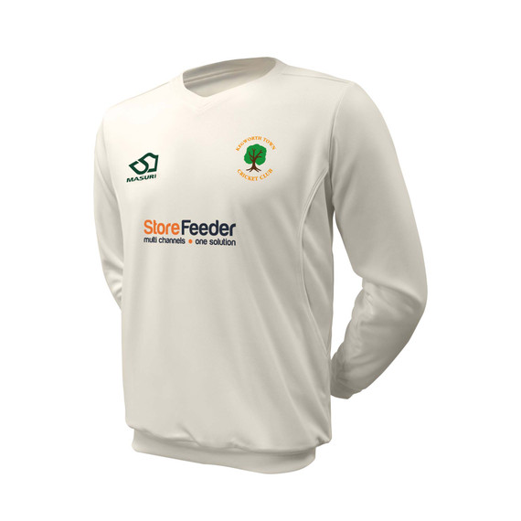 Junior Long Sleeve Cricket Slipover -KEGWOR