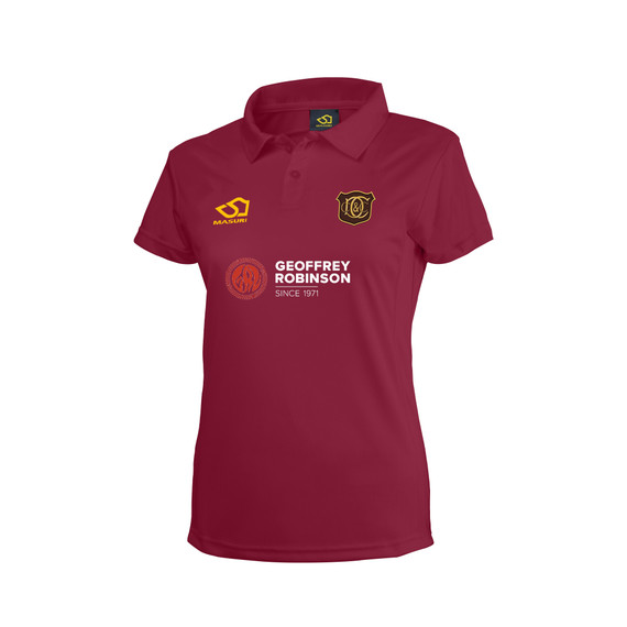 Women's Short Sleeve Coloured Cricket Shirt-CNDCC
