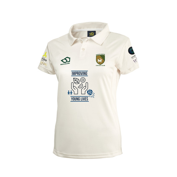 Women's Short Sleeve Cricket Shirt-DRYSDN