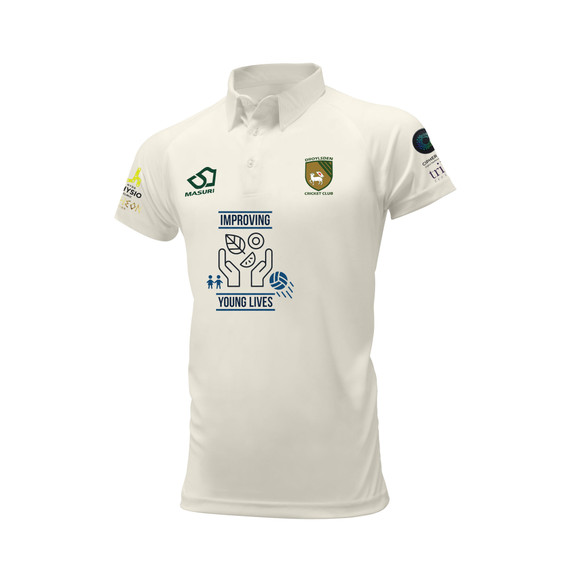 Junior Short Sleeve Cricket Shirt-DRYSDN