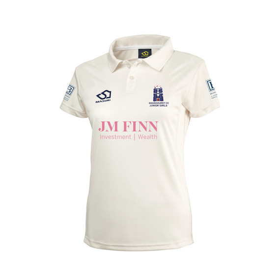 (Junior Girls - Adult Women Sizing) Women's Short Sleeve Cricket Shirt-SISS
