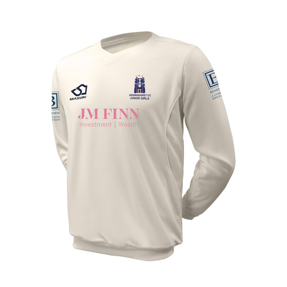 (Junior Girls) Long Sleeve Cricket Slipover -SISS
