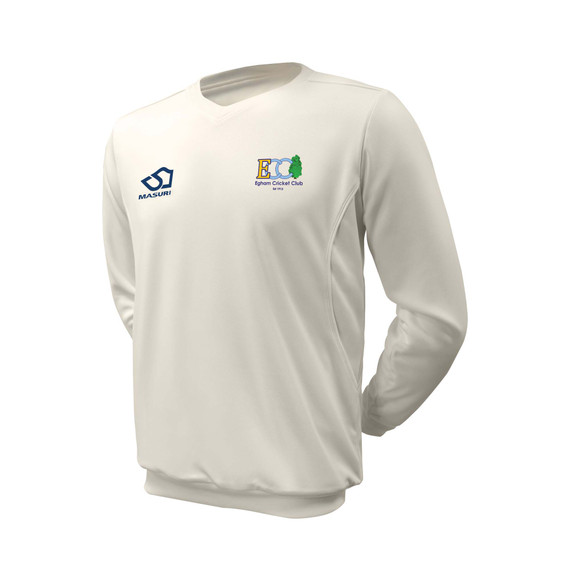 Junior Long Sleeve Cricket Slipover -EGHM