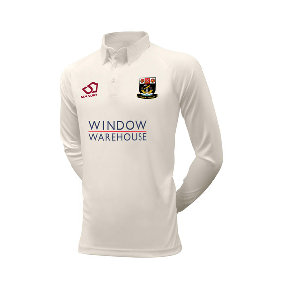 Junior Long Sleeve Cricket Shirt-FHCROFTON