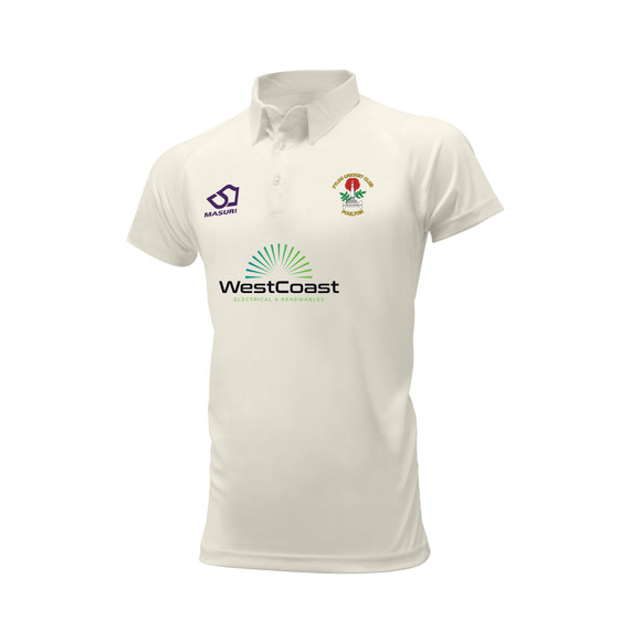 Mens Short Sleeve Cricket Shirt-FYLDE