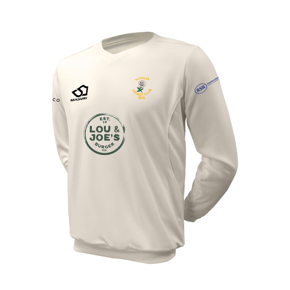 Long Sleeve Cricket Slipover -SCHOLES1