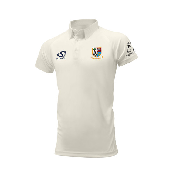 Mens Short Sleeve Cricket Shirt-OLDXAV