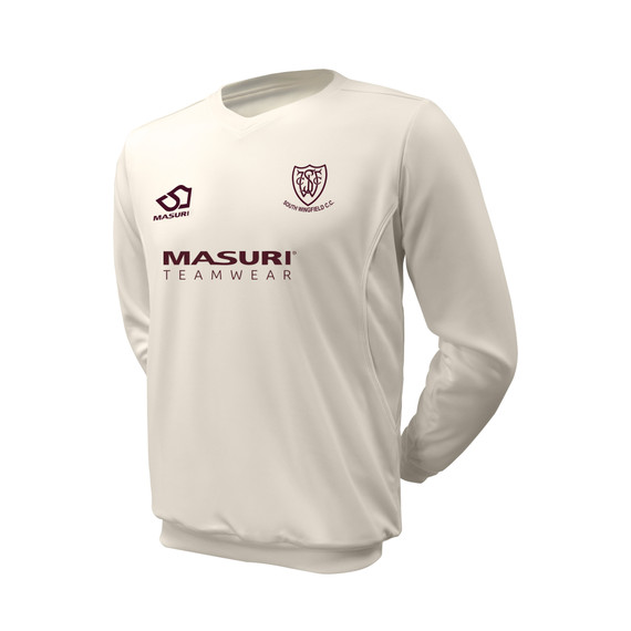 Junior Long Sleeve Cricket Slipover -SWCC