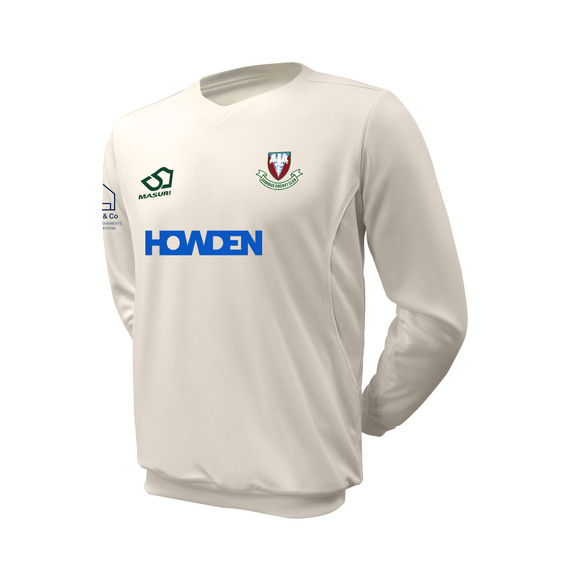 Junior Long Sleeve Cricket Slipover -UXBCC