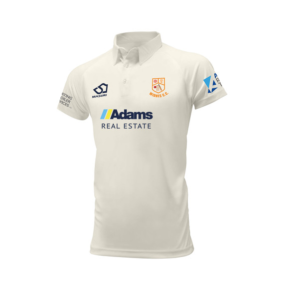 Junior Short Sleeve Cricket Shirt-WIDCC