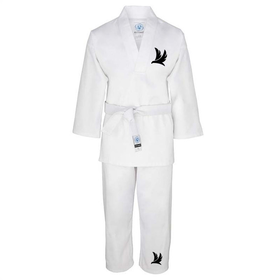 Junior White V-Neck Uniform-TTKDC