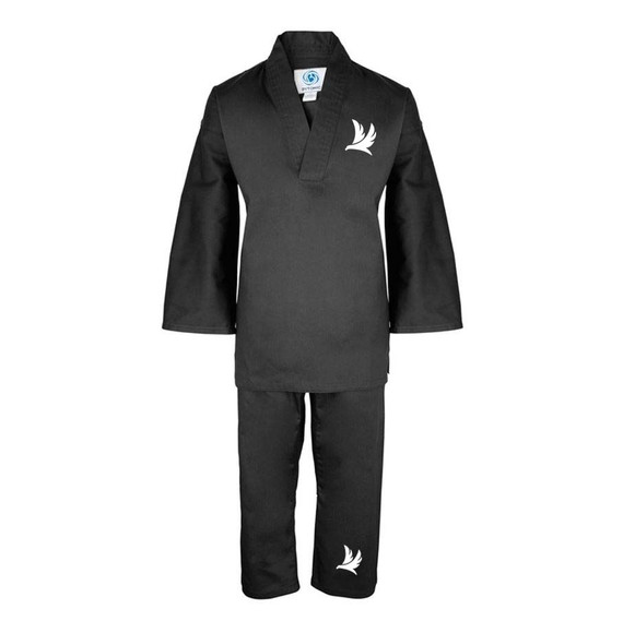 Junior Black V-Neck Uniform-TTKDC