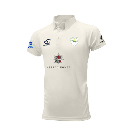 Mens Short Sleeve Cricket Shirt-cptn&c