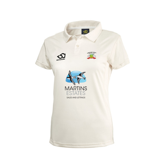 Women's Short Sleeve Cricket Shirt-ASHFDTCC