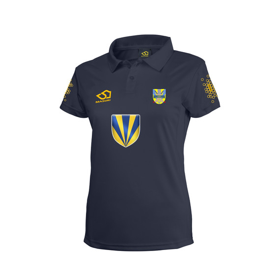 Women's Short Sleeve Coloured Cricket Shirt-LAUGH