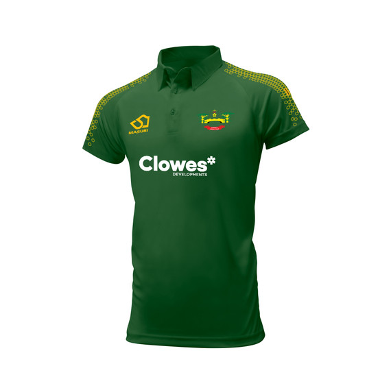 Mens Short Sleeve Coloured Cricket Shirt - Clowes Developments-OZDUFF