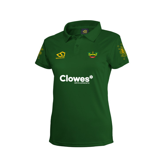 Women's Short Sleeve Coloured Cricket Shirt- Clowes Developments-OZDUFF