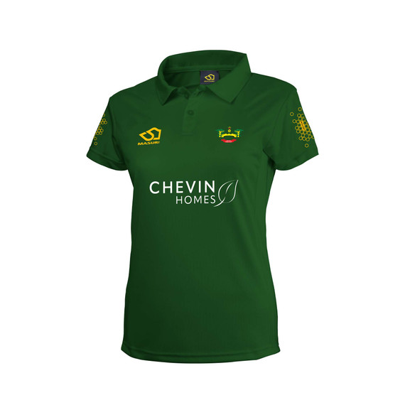 Women's Short Sleeve Coloured Cricket Shirt- Chevin Homes-OZDUFF