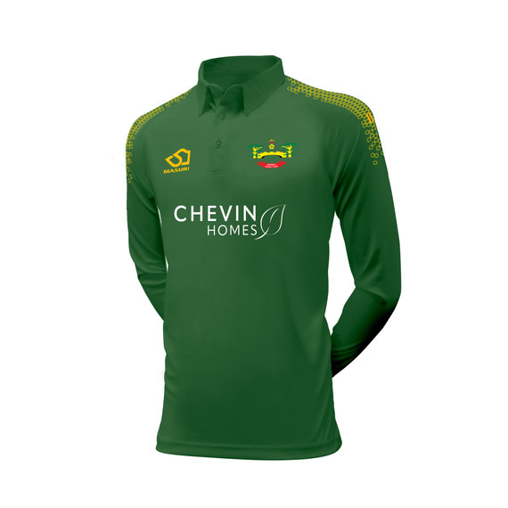Coloured Long Sleeve Cricket Shirt - Chevin Homes-OZDUFF