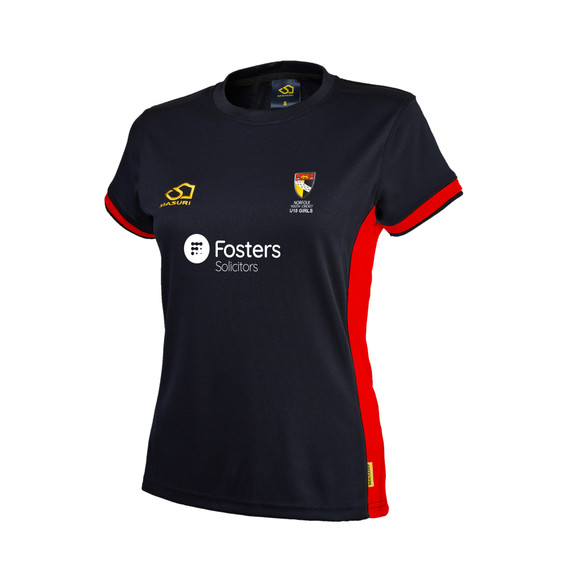 U18 Girls Ladies Training Shirt 2024 (women's fit)-NCBY