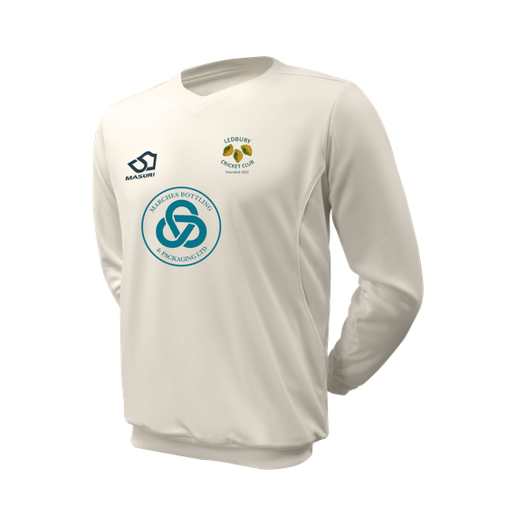 Junior Long Sleeve Cricket Slipover -LEDBU