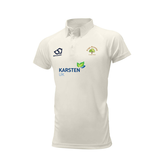 Junior Short Sleeve Cricket Shirt-KGBR