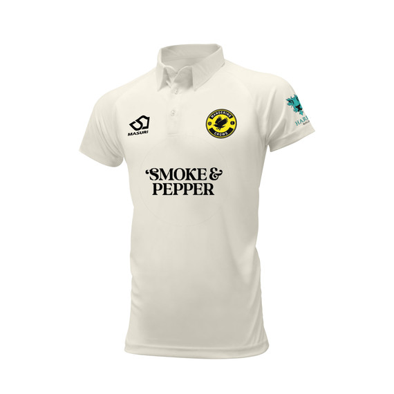 Mens Short Sleeve Cricket Shirt-WCROW