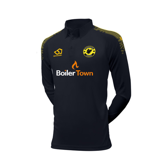 Junior Long Sleeve Coloured Cricket Shirt-WCROW
