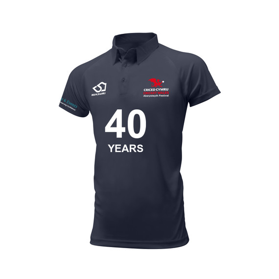 Mens Short Sleeve Coloured Cricket Shirt (Navy)-CWNORTH